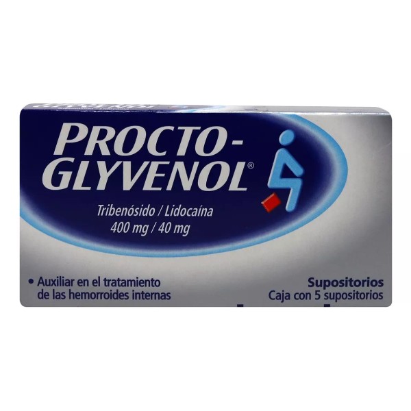 Procto-Glyvenol Tratamiento Para Hemorroides Procto-glyvenol 5 Supositorios