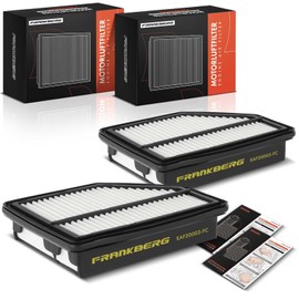 Frankberg 2 x Air Filter Insert Filter Compatible with Civic VIII Hatchback FK FN 1.4L Petrol 2005-2008 Replace# 17220RSHE00