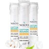 Soft Lint-Free Organic Cotton Pads: Perfect for Sensitive Skin Care,