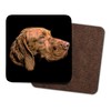 Fractal Artworks Hungarian Vizsla Coaster Set of 2, with Fractal