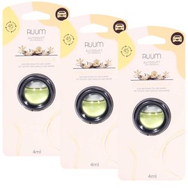 RUUM Car Air Freshener Clips Creamy Vanilla (Pack of 3) 4 ml