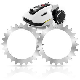 Robotic Lawnmower Spikes Made of Stainless Steel, Stainless Steel Spikes for Mammotion Yuka 1500/2000 Self-Centring, Spikes for Mammotion 2 mm, Diameter 252 mm - Robotic Lawnmower Accessories with 8 x