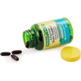 Spring Valley 4-Function Brain Support, 60 Count + EDVLS Sticker.
