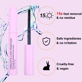 Cluster Lash Glue Remover Quick-Dissolving False Eyelash Remover for Easy Removing Lash Bond and Seal Safe Formula Lash Extension Clusters Remover 5ml Cluster Eyelash Extensions Remover