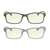 TruVision Readers Computer Reading Glasses 9601-2-GRAY-WHITE-150
