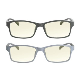 TruVision Readers Computer Reading Glasses 9601-2-GRAY-WHITE-150