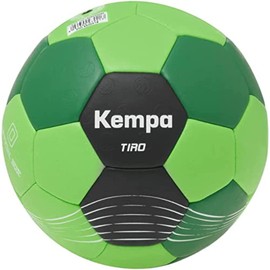 Kempa Tiro Children's Handball Ball for Children Training Ball, Foam Lamination, Colour: Fluorescent Green/Black, Size 0