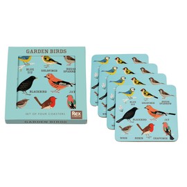 Garden Birds Coasters (set Of 4)