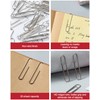 PAPERPAL Jumbo Paper Clips Nonskid, 1000 Large Paper Clips (10