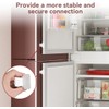 4-PACK Integrated Fridge Door Brackets,SHUOMAO Integrated Freezer Fridge Door Mounting