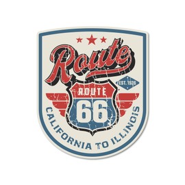 Sticker Pack Route 66 California to Illinois L