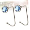 LABRIMP 2pcs Alloy Handbag Hooks Side Hangers for Purses Secures