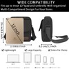 HiRiley Small Crossbody Bag for Men Nylon Messenger Shoulder Satchel