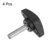 HARFINGTON 4pcs Tee Wing Knobs Thumb Screws M6 x 25mm