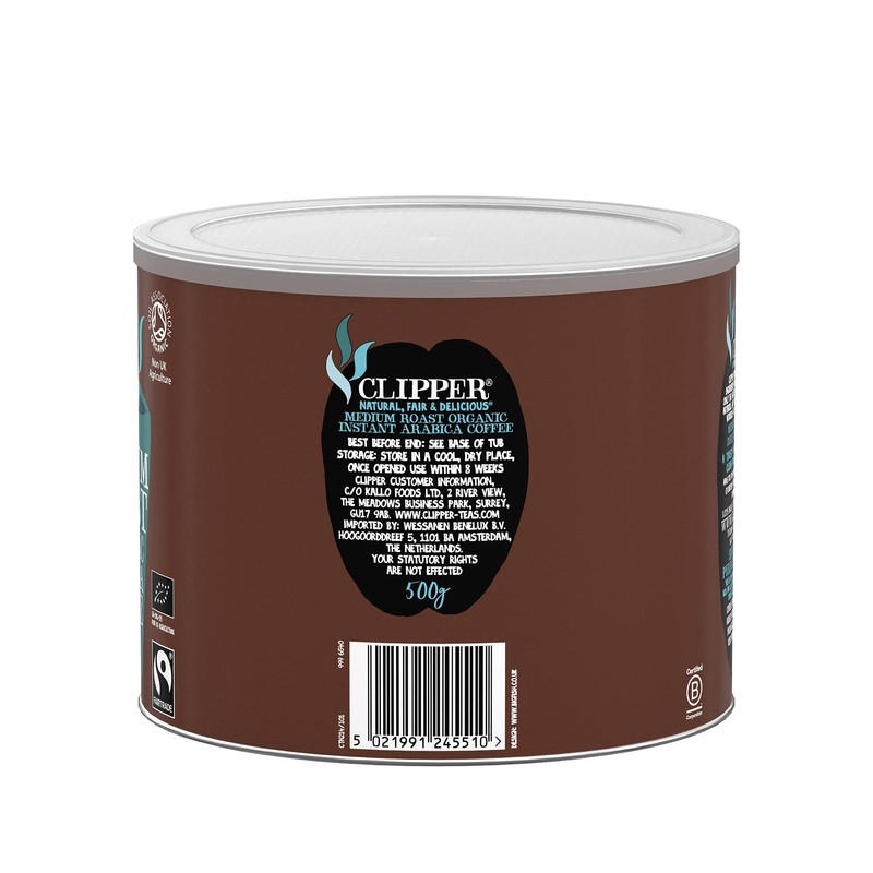 Clipper Organic Medium Roast Arabica Coffee 500 g