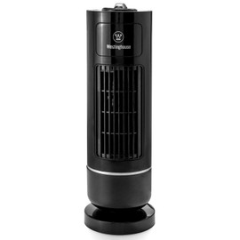 Westinghouse 12'' Personal Tower Fan - Space Saving Compact Design with Oscillating Function