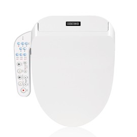KERDE Electric Bidet Toilet Seat,Bidets For Existing Toilets,Rlongated,One-click Intelligent Operation, Warm Water Cleaning,Slow Close,Seat Cushion Keep Constant Temperature In Winter (Armrest)