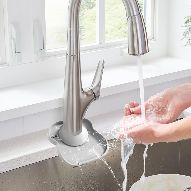 Silicone Faucet Mat for Kitchen Tap Compact Sink Splash Guard
