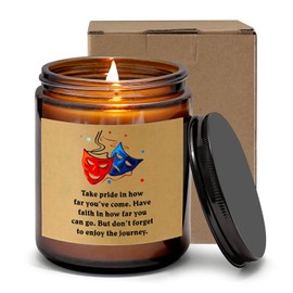 Theatre Drama Gifts Scented Candle for Theater Actor Gift, Birthday Graduation Gifts for Drama Students Actor Actress Gift,7oz Candles(Take Pride)