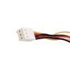 cablepelado Alimentacion Cable Fan 3Pin/H - 2 x 3pin/M 0.25