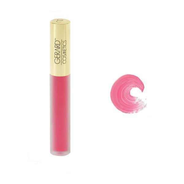 Gerard Cosmetics HydraMatte Liquid Lipstick Honeymoon | Pink Lipstick with Matte Finish | Long Lasting and Non-Drying | Super Pigmented Fully Opaque Lip Color
