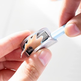 Mini Pencil Sharpener,Zinc Alloy Material，Sharp, Durable, and Safe,Beautiful,Pencil Sharpener,for Standard Pencils,Colored Pencils, and Makeup Pencils,for Classroom,Home,Office Us