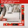 WBE 4-Piece Torpedo-Level Set with Magnetic, Digital-Leveler with LCD Display,