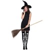 Skeleteen Skeleton Thigh High Socks - Goth Costume Bone Over