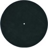Genuine Leather Turntable Platter Mat - Forest Green Suede