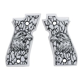 Salvatore Beretta 81 & 84 Grips with Acrylic Handle - Professional Ergonomic Handles for Enhanced Comfort and Control. (Design-5)