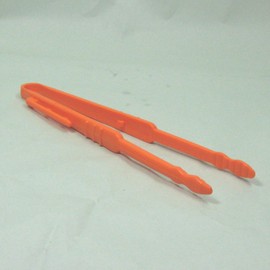 Tanabe Hardware Snack Tongs, Orange 1597