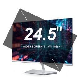 TYLGDSGS [2-Pack 24.5" Privacy Screen for Computer Monitor, Removable Anti Blue Light Anti Glare Monitor Privacy Filter Shield. 16:9 Widescreen Monitor. Size is(543 * 302 mm)