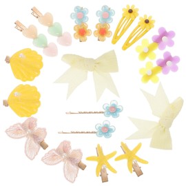 FRCOLOR 2 Sets Cute Kids Hair Clips Flower Bow Barrettes for Girls Colorful Hair Accessories for Toddlers and Children