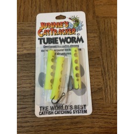 Unbranded (1) Junnies Cat Tracker Tubie Worm Yellow
