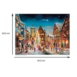 Adventskalender "Rothenburg Plönlein": Papier Adventskalender