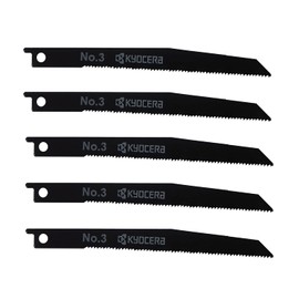 Kyocera 66400277 Formerly Ryobi Jigsaw Blade, Standard Type, For Ironwork and Slenless, Set of 5, For MJ-50