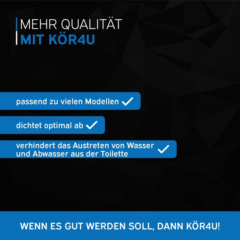 kör4u Lifter Bell Seal, Rubber Seal 63 x 32 mm,