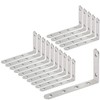 Luomorgo 16 Pcs L Shaped Brackets for Shelves - Heavy