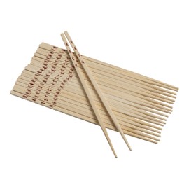 Joyce Chen Reusable Burnished Bamboo Chopsticks Set, 10 Pair