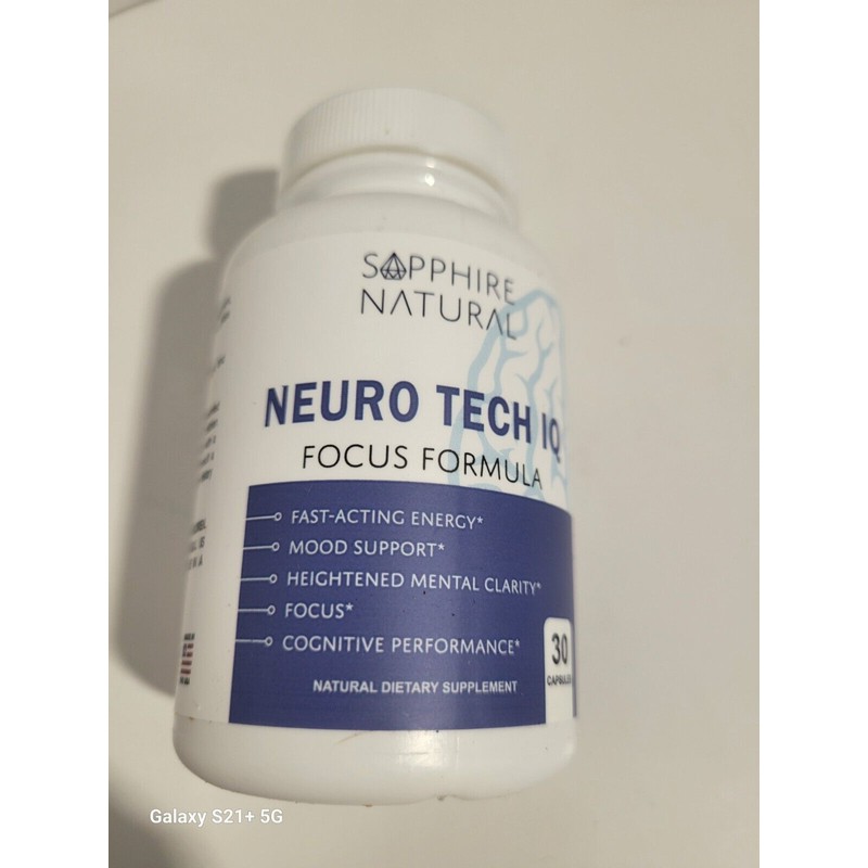 Neuro Tech IQ Focus Formula 30 Capsules - New /