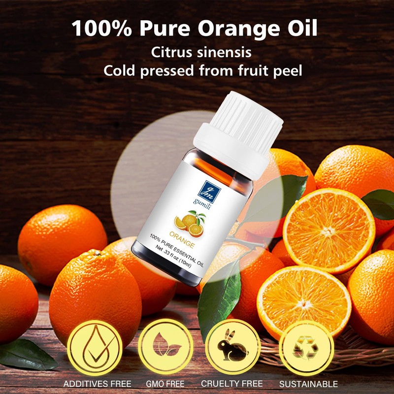 GM Gumili Orange Essential Oil - Pure Organic Oil for