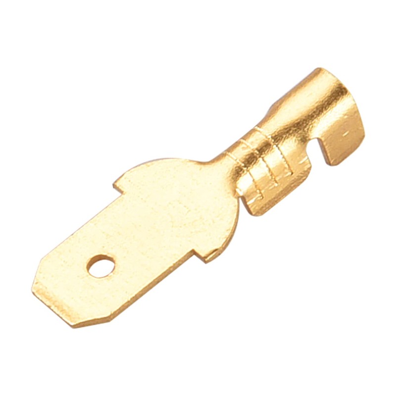 Heschen male spade quick splice crimp terminals 4.8mm crimp connector