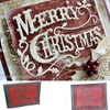 Merry Christmas Holly Leaves Metal Cutting Dies Stencils Christmas Word