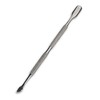Cuticle Pusher Professional Stainless Steel - Double-Sided Cuticle Tool for