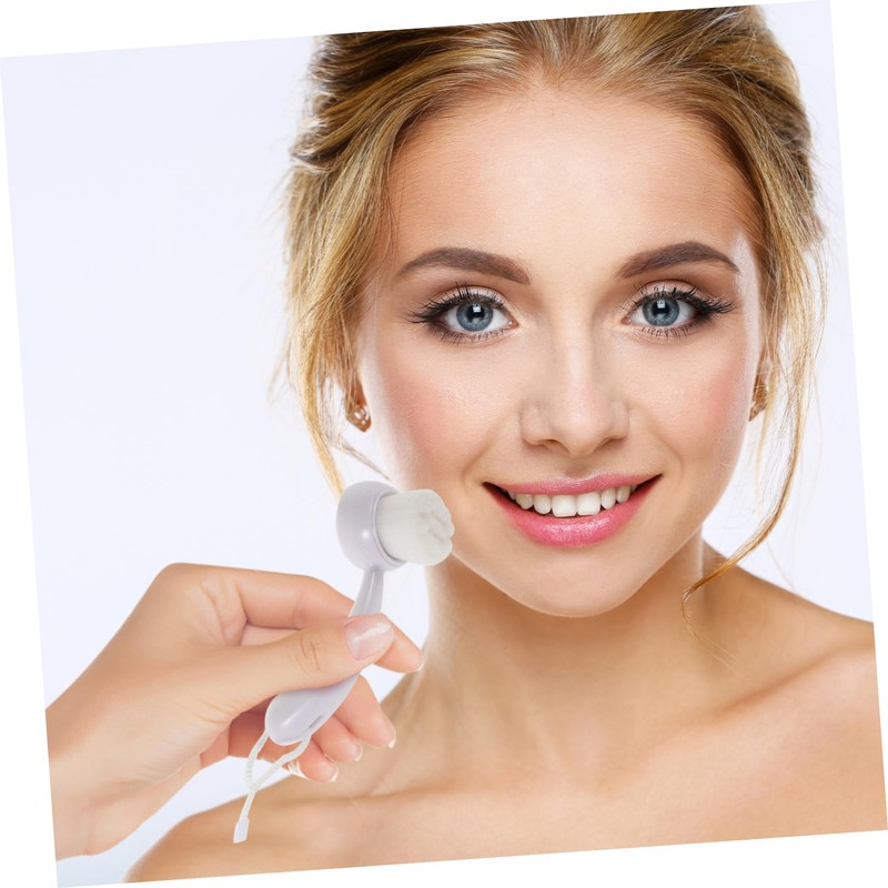 NOLITOY Deep Pore Cleansing Brush Face Scrubber Exfoliator Tool Handheld