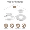HOMGEN 2PCS Splatter Guard Covers for 4.5 and 5QT KitchenAid