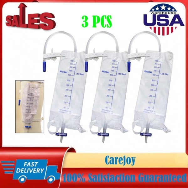 Unbranded Set of 3 Premium Latex-Free Leg Bags for High-Quality