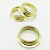 3 x E27 Screw Ring Diameter 60 mm Metal Gold