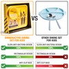 Dinneractive Dinneractive Dining Set for Kids - 3 Piece Construction Themed Toddler Utensils & Toddler Plates - Toddler Forks and Spoons - Kid Plate Set