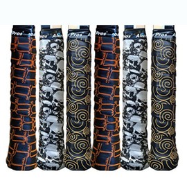 Alien Pros Tennis Racquet Grip Tape (6 Grips) - Tack Moisture Feel Tennis Grips - Tennis Overgrip Tape, Tennis Racquet - Wrap it on the Racquet for High Performance (6 Grips)